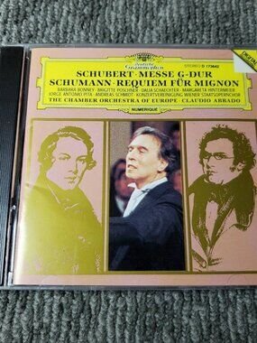 Schubert Messe G-Dur Schumann Requiem fur Mignon Seraphim CD like new